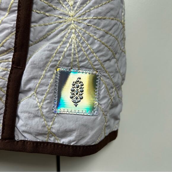 Free People Movement Kacie Reversible Quilted Liner Vest Size Large NWT - Picture 6 of 14